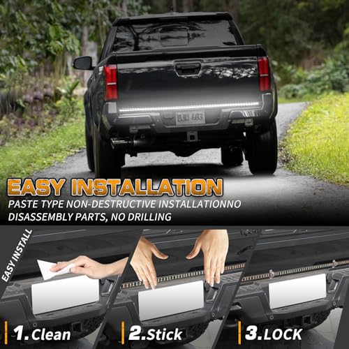XRIDONSEN 48 inch 288 LED Tailgate Strobe Lights White Emergency Lights - color: White
