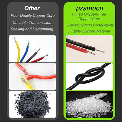 20 Sets/80 Pcs JST VH 3.96mm 2 Pin 22AWG Silicone Connector Kit - size: 2-Pin, style: JST-VH