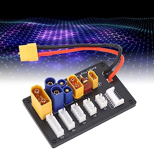 6S Parallel Charging Board Lipo Battery Balance Charger Adapter for Lithium Batteries Compatible with IMAX B8 A6