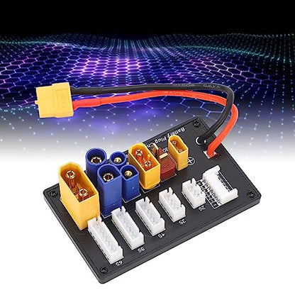 6S Parallel Charging Board Lipo Battery Balance Charger Adapter for Lithium Batteries Compatible with IMAX B8 A6