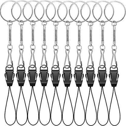 YOUOWO 10Pcs Lanyards Detachable with Plastic Buckle - color: 10 Pack Finger Ring Lanyard