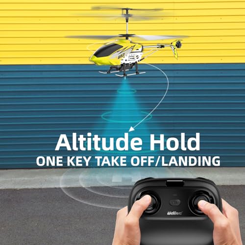 U12 Remote Control Helicopter Mini RC Helicopter with Altitude Hold Yellow - color: Yellow