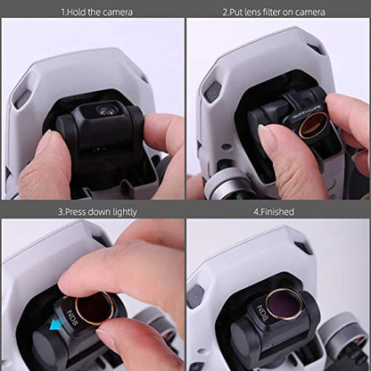 GLOBACT Len Filter for DJI Mini 4K/2/Mavic/SE/2 SE CPL UV ND4 ND8 ND16 ND32