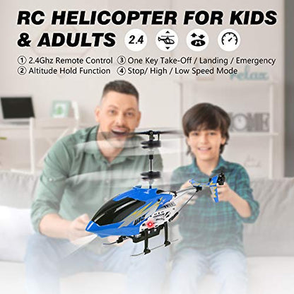 U12 Remote Control Helicopter Mini RC Helicopter with Altitude Hold Blue - color: Blue