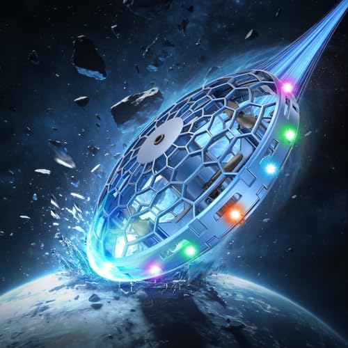 Hand Operated Drone for Kids or Adults,360° Hands UFO Drone - color: Blue