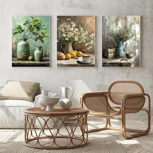 3 Pack Vase Diamond Art Kits for Adults Diamond Painting Kit for Beginner - color: DP03184