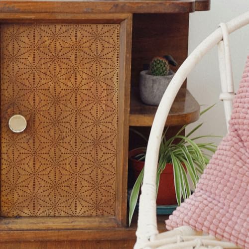 Geometric Star Stencil for Painting 11.69" x 8.27" Reusable DIY - style: Modern Geometric A