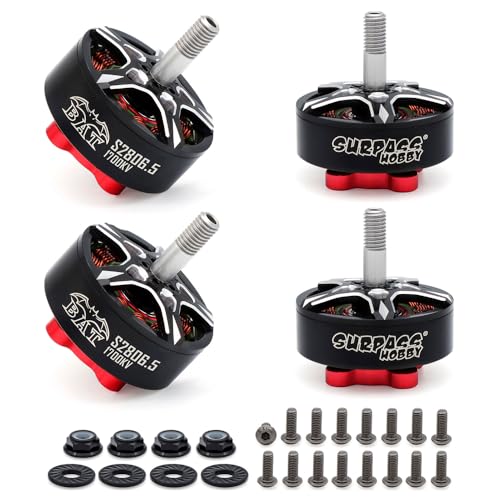 4pcs BAT S Series 2810 1180KV Brushless Motor for QAV FPV Racing Freestyle Flying Drone Quadcopter Motor (S2806.5)