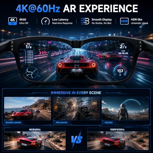 Guermok AR Glasses HDMI to USB-C Display Adapter, 4K@60Hz Video Converter - color: Silver, size: 0.74FT