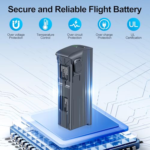 Fantasyo Intelligent Flight Avata 2 Battery Replacement 2150mAh 1 Pack 23 Minutes of Max Flight Time Compatible with DJI Avata 2 Drone