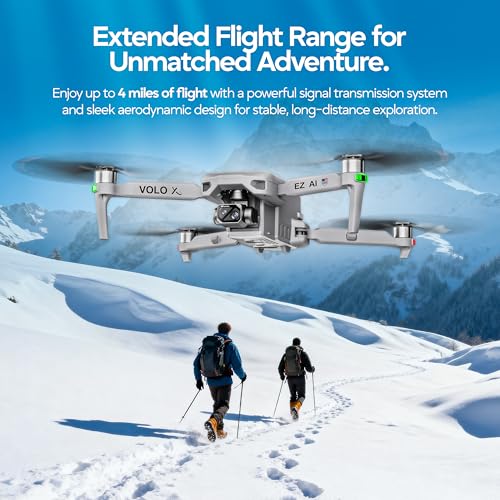 DCX Volo X EZ AI Drone - Drones with 4K Camera & 360° Obstacle Avoidance