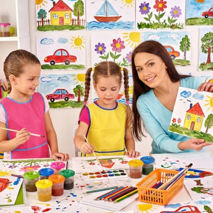 3 Pcs Kids Painting Apron, Waterproof Smocks for Kids