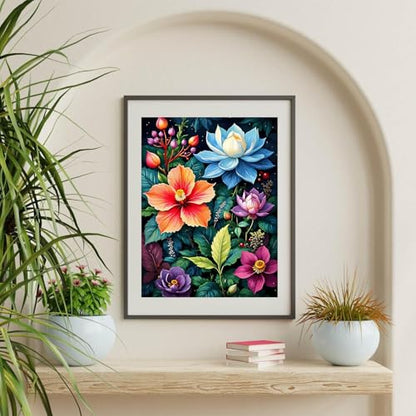 Flowers Diamond Art Kits for Adult Diamond Painting Kit for Beginner - color: DP03626