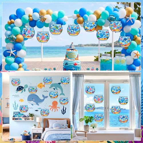 Eersida 32 Pcs Summer Suncatcher Craft Kit DIY Stained Glass - style: Summer
