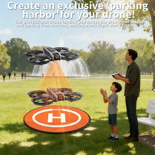 Upgraded Drones with Camera 2K for Adults & Beginners, 4.5inch LCD Screen Remote Control with Gesture Control, Brushless Motor FPV Drone, Follow Me, Auto Hover, 2 Batteries 30 Mins Flight, Includes Carry Case