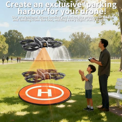Upgraded Drones with Camera 2K for Adults & Beginners, 4.5inch LCD Screen Remote Control with Gesture Control, Brushless Motor FPV Drone, Follow Me, Auto Hover, 2 Batteries 30 Mins Flight, Includes Carry Case