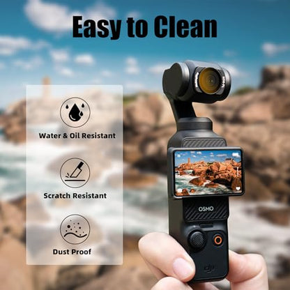 Walking Way Magnetic Black Mist & CPL & ND Filter Set Compatible with DJI Osmo Pocket 3 Creator Combo Accessories - 6 Pack (Black Diffusion 1/4, CPL, ND8/PL+ND16/PL+ND32/PL+ND64/PL),Multi-Coated - style: Magnetic Black Diffusion 1/4+CPL/ND8PL/ND16PL/ND32P