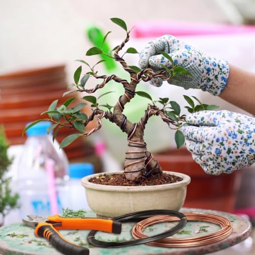 Mudder 5 Roll Bonsai Training Wire Aluminum 1/1.5/2.0mm Classic - color: Classic, size: 1/1.5/2.0mm
