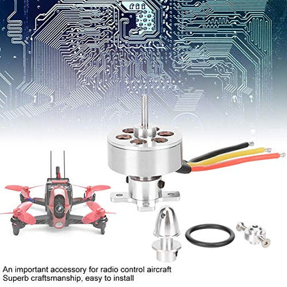 Drfeify Brushless Motor Outrunner 2212 1400KV 1700KV 2300KV 3000KV with Metal Body for KT Board Fixed Wing Aircraft RC Airplane DIY Drone (1700kv) - size: 1700kv