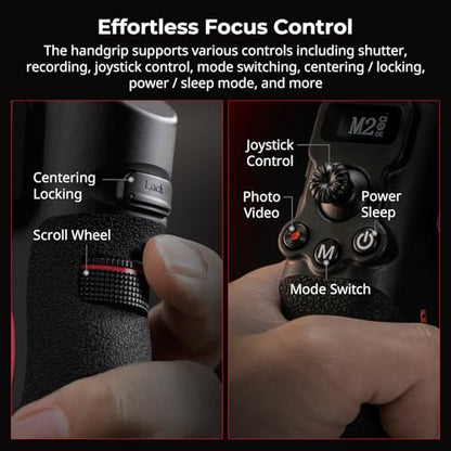 SmallRig Focus Control Dual Grip for DJI RS 2 /RS 3 Pro/RS 4 Pro Stabilizer - style: Handle w/ focus control