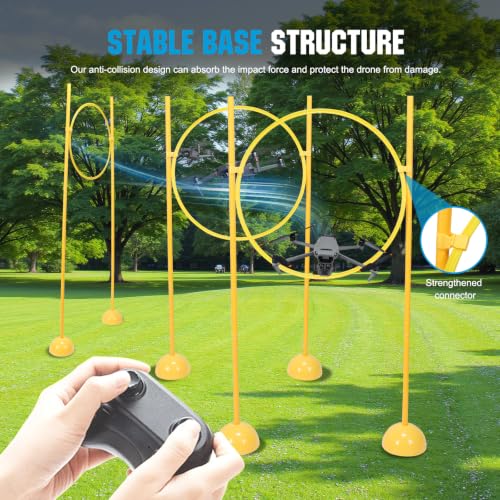 Generic Drone Obstacle Course Racing Training Set Diy Quadcopter Obstacle Course Kit Outdoor for Game Enthusiasts and Model Aircraft Lovers
