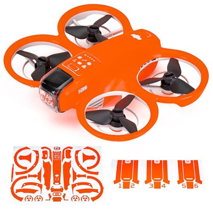 WRAPGRADE Skin Sticker Compatible with DJI NEO Full Wrap (Neon Orange) - color: Neon Orange