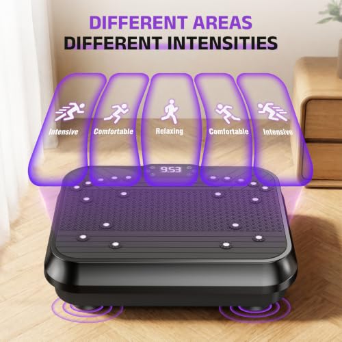 Bigzzia Vibration Plate Exercise Machine for Lymphatic Drainage & Fitness