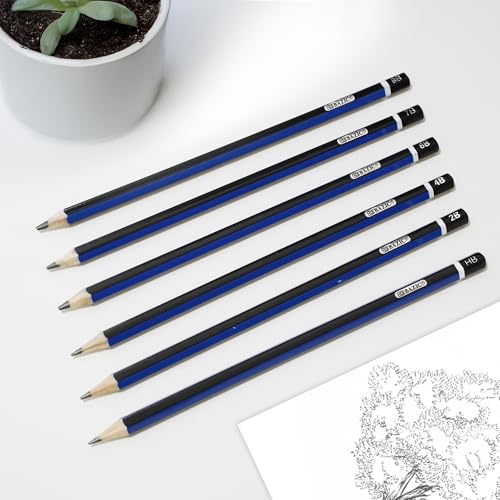 BAZIC PRODUCTS Drawing Sketching Pencils, 8B to HB Graphite, 24-Box - size: 1 Count (Pack of 24)