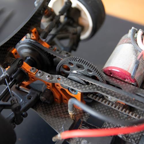 DMiotech M1 17T 18T Steel 5mm Hardened Pinion Motor Gear for RC Car Brushed Replacement Brushless Motors, RC Applications with 2 Pcs Screws & Hex Spanner for DIY RC Boat Drone