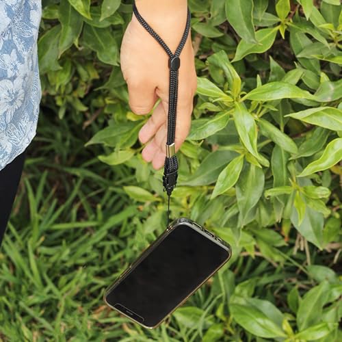 2 Pack Camera & Cell Phone Wrist Strap (Lanyard Style) Adjustable with Quick-Release. (Black & White Set) - color: Black and White Wrist Strap