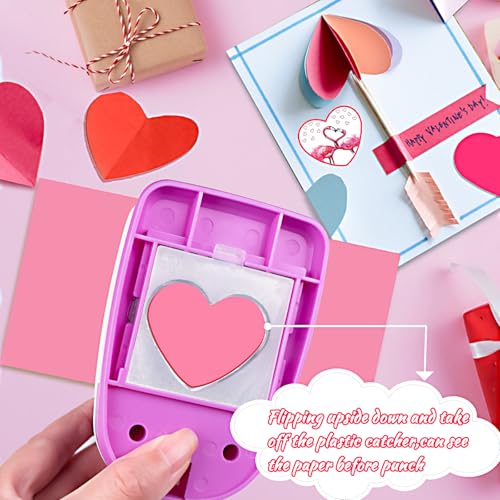 Heart Shaped Hole Punch, 2 inch Heart Punches for Paper Crafts - style: Heart