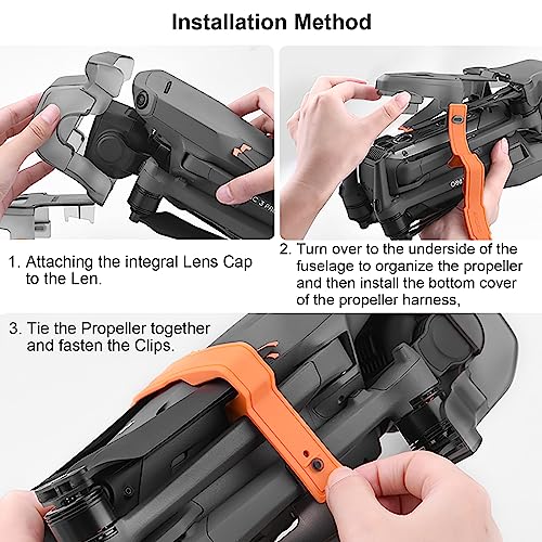 Propeller Holder & Gimbal Protector for DJI Mavic 3 Pro/Mavic 3 Pro Cine Drone Accessories Propellers Strap Lens Cover
