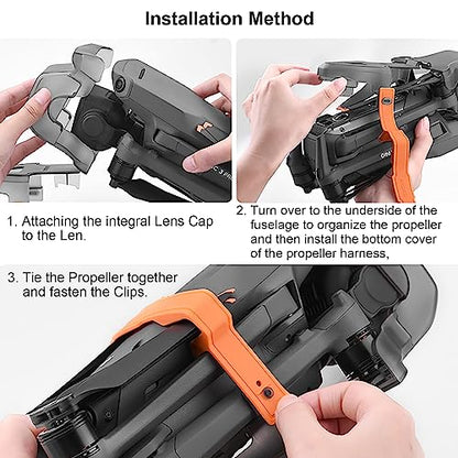 Propeller Holder & Gimbal Protector for DJI Mavic 3 Pro/Mavic 3 Pro Cine Drone Accessories Propellers Strap Lens Cover