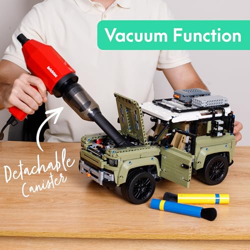 Bricktec Model Duster – Electric Air Duster & Vacuum 2-in-1 | Corded Cleaning Tool for Building Bricks, Models, Miniatures & Hobby Sets