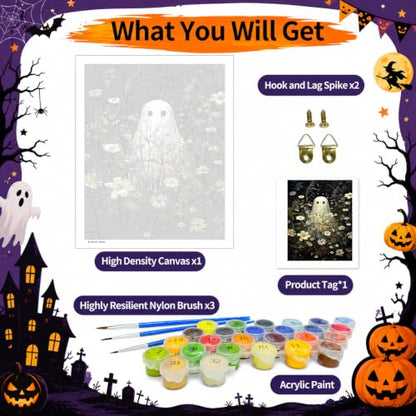 SUJINMEI Ghost Paint by Numbers Kit for Adults Without Frame 16X20 inch - color: MT20524-MG