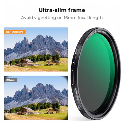 K&F CONCEPT 52mm Magnetic Variable ND 2-32 Filter+Magnetic Ring - size: 52mm