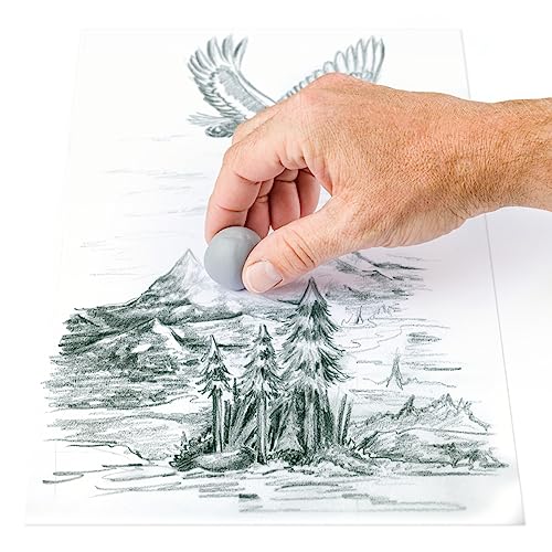 Staedtler kneadable Eraser, Artist Quality Putty Rubber, Moldable kneaded for Graphite and Charcoal, 5427, White