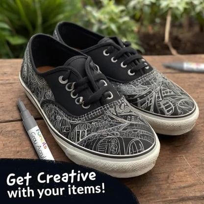 5 Gray Paint Pen - Grey Acrylic Paint Marker for Wood, Fabric - color: Grey
