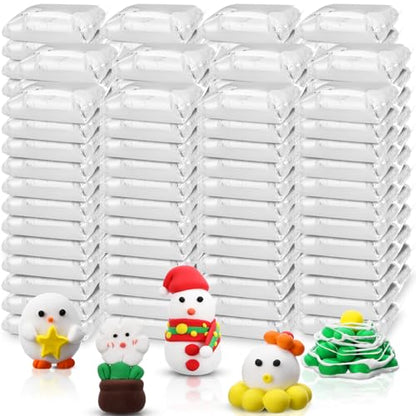 Winnerwhy 144 Pcs Total 76oz Air Dry Clay Soft Non-Toxic, White - color: White