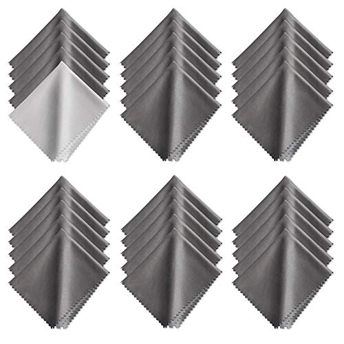 30 Pack Microfiber Cleaning Cloths, Glasses Cloth,Eyeglass Cloth,Lens Wipes