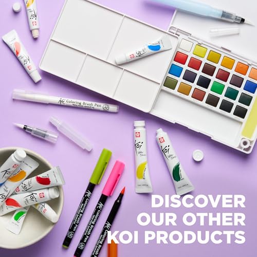 Sakura 39123 9-ml Tank Koi Water Color Brush, Large, 9 Ml - color: Light Blue, size: 9 ml | Large