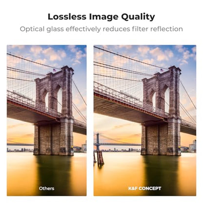 K&F CONCEPT 72mm ND64 ND Lens Filter (6-Stop Fixed Neutral Density Filter) - size: 72mm