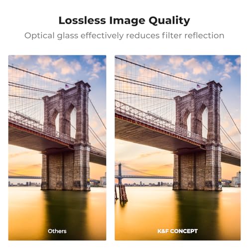 K&F CONCEPT 58mm ND64 ND Lens Filter (6-Stop Fixed Neutral Density Filter) - size: 58mm