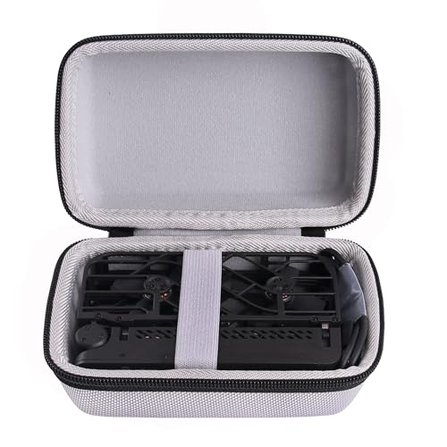 Hard EVA Carrying Case Compatible with HOVERAir X1 Drone with Camera Kit storage case (grey) - color: grey