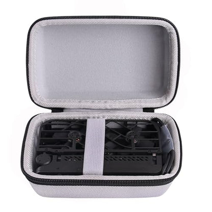 Hard EVA Carrying Case Compatible with HOVERAir X1 Drone with Camera Kit storage case (grey) - color: grey