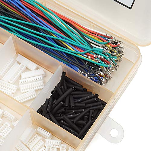 1.25mm Pitch Connectors and Pre-Crimped Cables Compatible with JST Molex PicoBlade 1.25mm for Pixhawk Silicone 15cm Wire