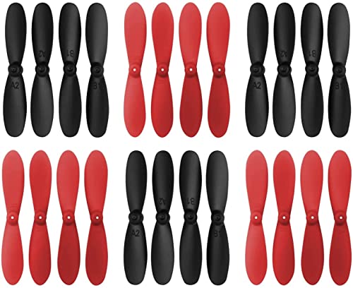 24PCS Propeller for HS190 901HS 901S 901H X300C LF606 SG800 E61HW S9 Mini Quadcopter Remote Control Drone Accessory