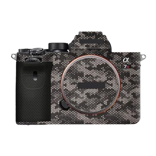 Camera Skin for Sony A7RIV A7R IV Anti-Scratch Vinyl Wrap Cartoon Film Body Protector Coat Photography Accessories Sticker(Mamba Titanium) - color: Mamba Titanium