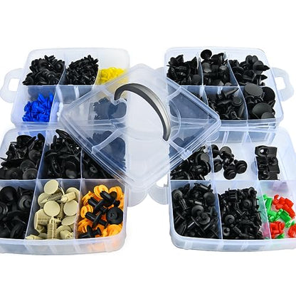 Nilight 860Pcs Car Push Retainer Clips & Auto Fasteners Assortment - color: 860Pcs Clips + Remover