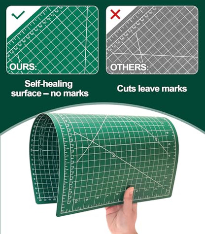 10 Pcs Self Healing Cutting Mat Bulk, 12×18 Inch Cutting Mats for Crafts - style: 10 Pack